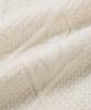 Michikoleondeonkosino Fisherman Cable Wool Knit Cream