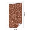 Orange School Supplies Wallpaper for Living Room and Bedroom 50x1000