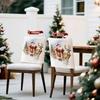 2/4/6pcs/set 45x55cm Santa Claus Reindeer Chair Cover Table Decoration Dining Seat Chair Covers Dining Room Bar Party Banquate