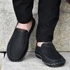 New Handmade Leather Men Shoes Casual Comfortable Men Loafers Slip On Leather Shoes Men Flats Hot Sale Outdoor Walking Shoes