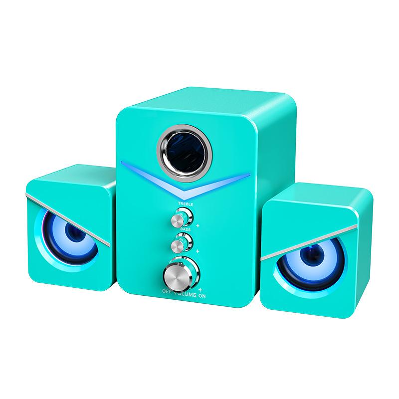 Saida Multimedia Bluetooth Wired Desktop Speaker with Subwoofer