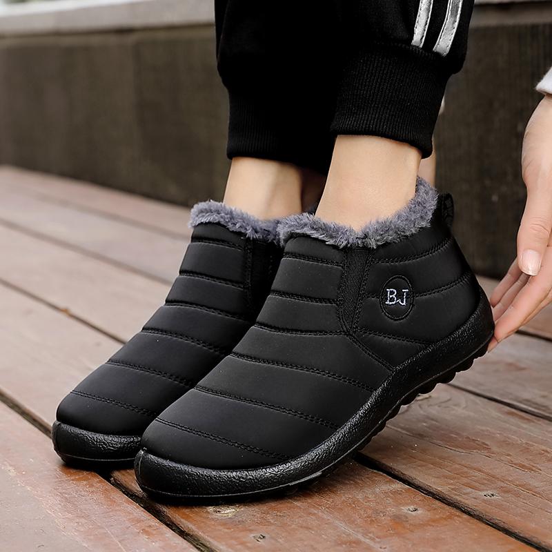 35–47 Europäische Winterstiefel, rutschfest, warm halten, leicht, große Unisex-Stiefel