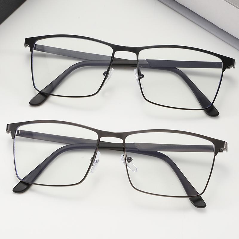 Anti-blue Light Glasses Square Metal Eyewear Women Men Simple Niche Eyeglasses Blue Light Blocking Man Lady Computer Eyeglas