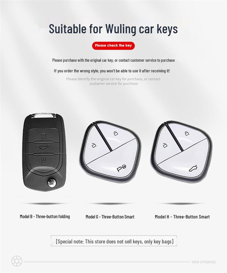 Wuling Hongguang Mini Macaron Key Case for Baojun Kaijie NanoEV