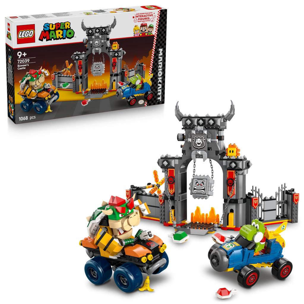 LEGO Super Mario Mario Kart - Bowser's Castle 72039 Toy for Boys and Girls