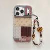 New Double-Layer Plaid Floral Patchwork Phone Case for Apple iPhone 17 Pro Max/16/15, Drop-Proof Protection