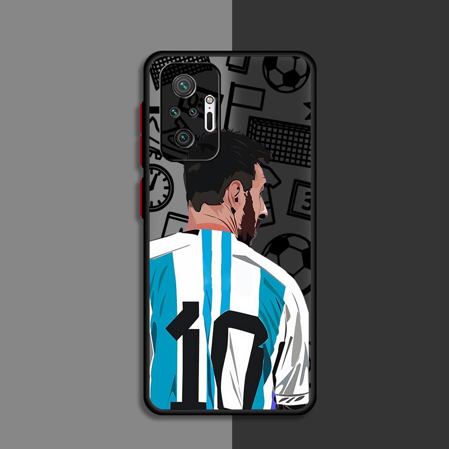 Fußball-Nummer Handyhülle für Xiaomi Redmi Note 11 9 Pro 11S 12S 11T 9S 10 Pro 10S 12 13 Pro 13 Pro Weiche Hülle