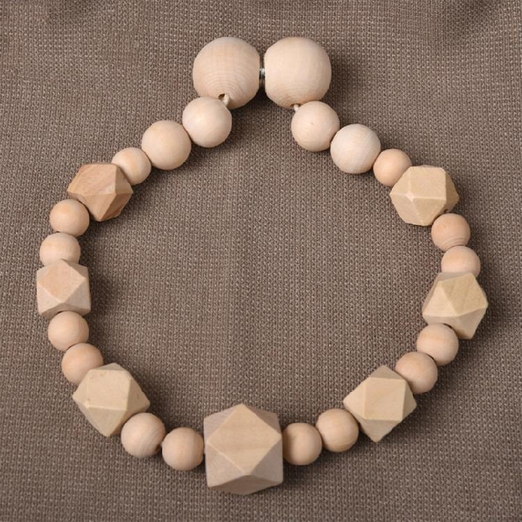 Wood Beads Curtain Holdbacks 6 Pack Magnetic Clasps Window Drapery Holder Tiebacks for Effortlessly Vintage Elegant