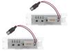Opel Astra III H Corsa D Insignia Zafira B LED License Plate Lights 2 Pcs Set