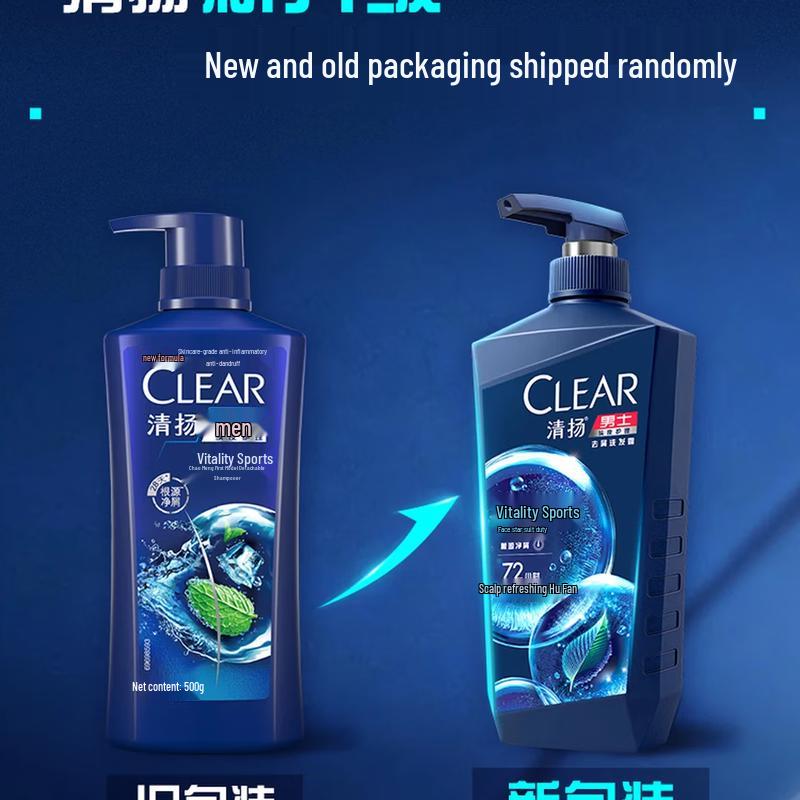 Шампунь против перхоти для мужчин Clear Men Sport Mint