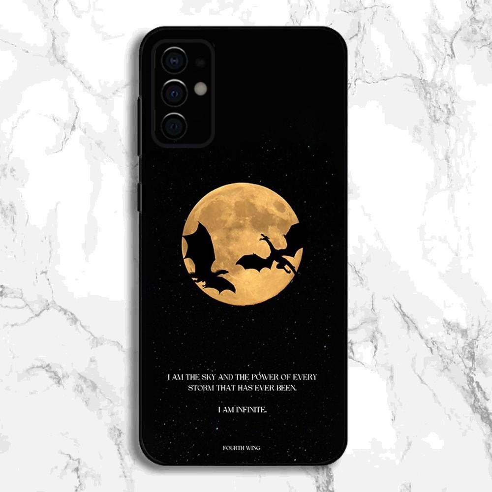 Dragon F-Fourth-h W-Wing Phone Case For Samsung S24,S21,S22,S23,S30,Ultra,S20,Plus,Fe,Lite,Note,10,9,5G Black Soft Cover