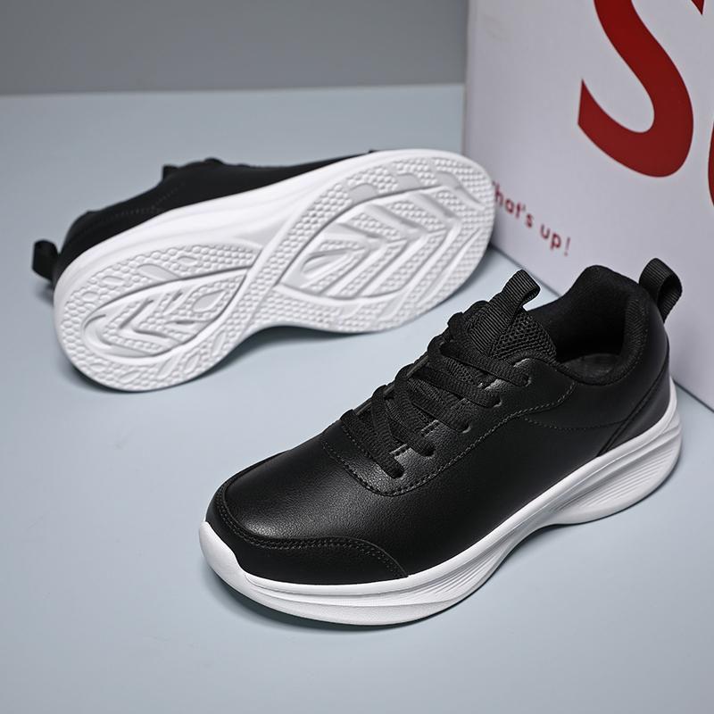 Fashion 2024 Autumn PU Leather Men's New  Men Shoes Sneakers Non-slip Casual Footwear High Quality Men's Shoes  Zapatillas Hombre