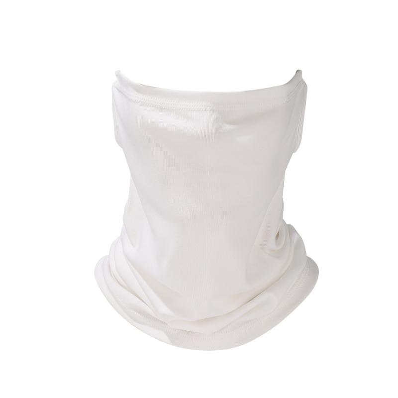 Sunscreen Ear Mask Headscarf Men's Solid Color Cotton Neck Cover Outdoor Cycling Fishing Breathable Scarf