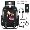 Jojo's Fantastic Adventure School Bag Anime Peripheral Backpack Schoolgirl Canvas Oxford Backpack