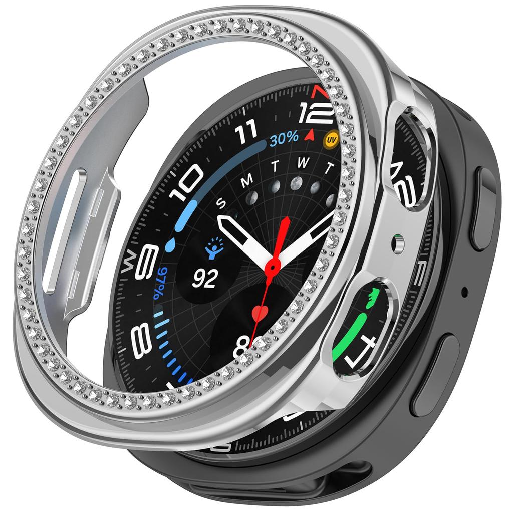 Diamond Case for Samsung Galaxy Watch 8 40mm Hollow Protector Shell smartwatch Accessories for galaxy watch 8 44mm Bumper Cover