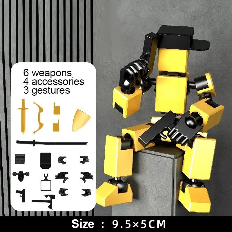 Creative Multi-Jointed Movable Shapeshift Robot 3.0 3D Printed Mannequin Dummy Action Model Doll Toy Kid Christmas Decora Gift