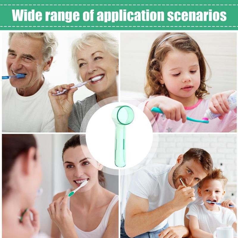 Transparente Zahnbürsten Staubschutzkappen Elektrische Zahnbürste Runde Ersatzbürstenköpfe Serien Schutz