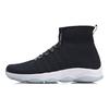 Li-Ning Unbounded Fabric Shock Absorbing Non-Slip High-Top Casual Shoes Women Shoes Black White AFJN008-1