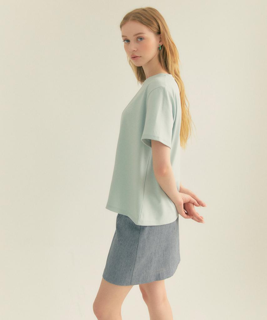 THEFRHT Standard Logo Round Neck T-Shirt Mint