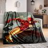 1pc Flash Superhero Blanket Polyester Fiber, All Season Comfort for Sofa, Bed, Office, Car, Camping Ideal Home Decor & Gift, Office Comfort