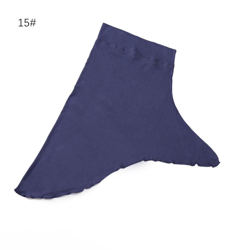 Cotton Inner Hijab Caps Muslim Stretch Jersey Cap Islamic Underscarf Bonnet Solid Headscarf Turbante Turban Mujer Instant Hijab