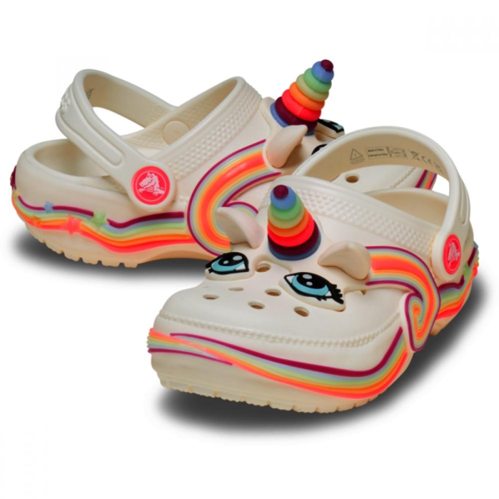 Crocs ClassIc I Am unIcorn lIght Clog Toddler 212508 0wv C10(165mm)