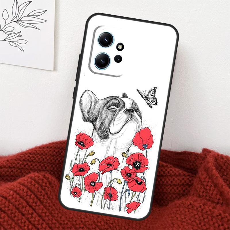 Süße Mops Hund Hülle Für Xiaomi Redmi Note 13 10 11 12 14 15 Pro Plus Hülle Für Redmi 15 15C 14C 10C 12C 13C