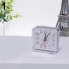 Bed Travel Mini Portable Compact Square Quartz Beep Table Silent Alarm Clock