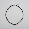 Original Design Black And White Beaded Temperament Versatile Collarbone Chain Female Personality Unique Fashion Commuting Must Enter Necklace