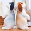 Enorme mini juguete de simulación de perro y conejo, lindo animal suave, muñeco de simulación, regalo de cumpleaños de Pascua, juguete para niños, decoración de dormitorio