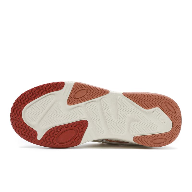 FILA Vibe Rhythm Shoes CNY Series Low-Top Skate Shoes Women sneakers White Brown F12W512203FWM