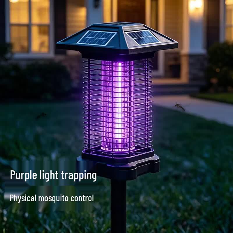 5-Sided Solar Outdoor Mosquito Killer Lamp