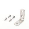Stainless Steel L Brackets Right Angle Corner Brace for Shelves Wood Furniture Chair Drawer with Screws Home Improvement