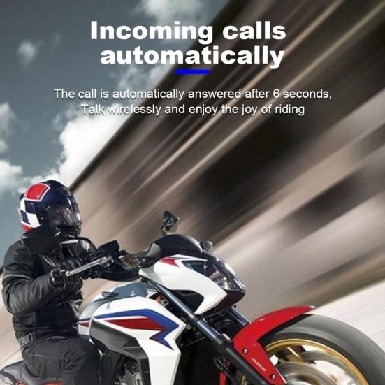T2 Wireless Bluetooth-compatible 5.0 Motorcycle Helmet Headset Stereo Speaker Headphone