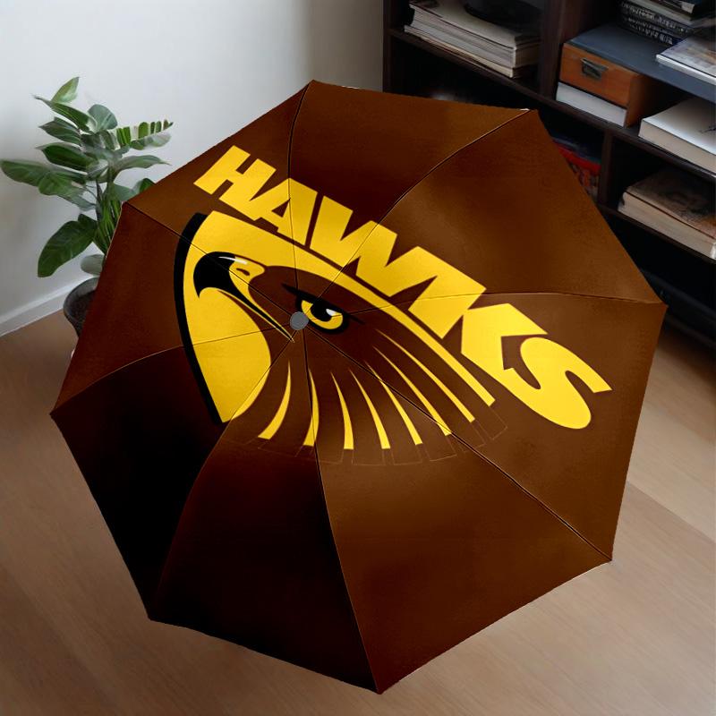Hawks Team Spirit Umbrella 8-Frame for Travel, Camping, Casual Lightweight Portable Umbrella, Essential for Every Family Holidays Gift