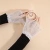 Lace Flower False Sleeves Wrist Cuffs Sleeves for Anime Event Role Playing Handwear Decorative Armcovers for Women Wear