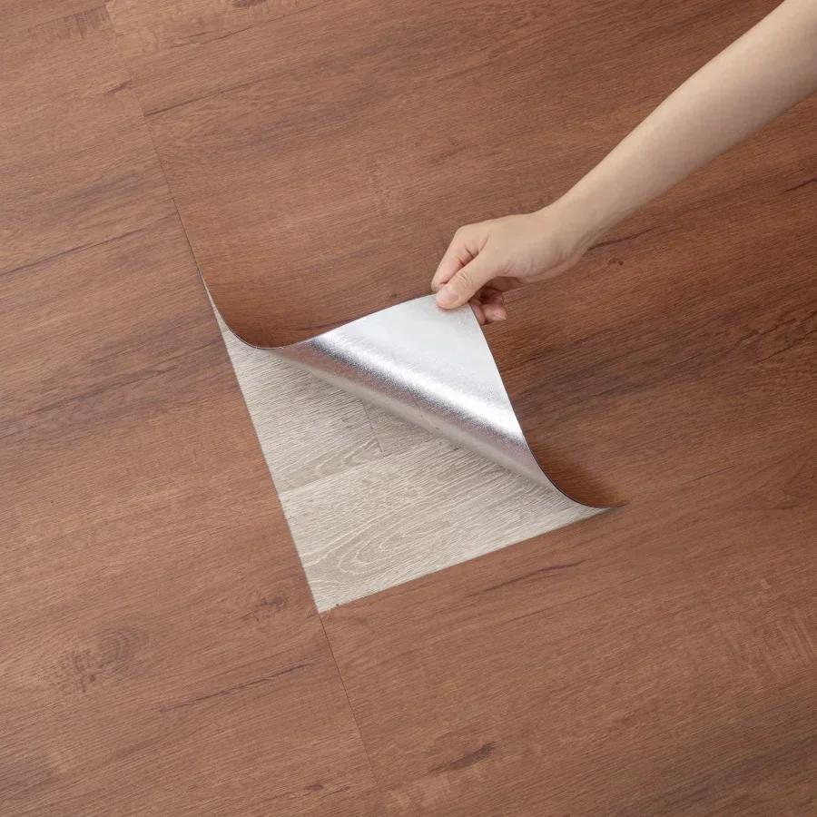10-40PCS 30x30cm Marble PVC Self-Adhesive Floor Sticke Waterproof  Floor Wallpaper Non-Slip for Kitchen Bathroom DIY Home Decor