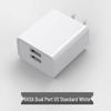 Doppel-USB 5V 2A Ladegerät mit EU/US-Stecker & CE-Zertifizierung für Android-Handys