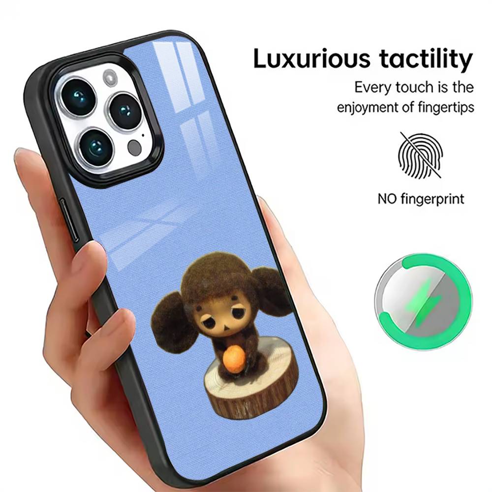 

Cartoon C-cheburashka Phone Case For iPhone17,16,15,14,13,12,11 Plus,Pro Magnetic with Magsafe Wireless Charging iPhone14PROMAX