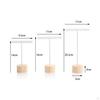 BarShaped Earring Stand Tabletop Holder Minimalist Jewelry Display for
