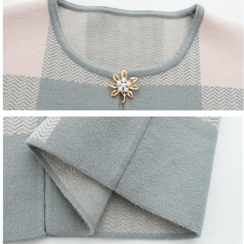2pcs Fall Winter Women's Knitted Tops Set Plus Size Knitted Cardigan Pullover Sweater Two-Piece Set Open-front Cardigan Jacket Knitted Sweater Outfits