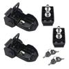 1 Set Engine Hood Latch Lock Catches Kits for Jeep Wrangler JK 2007-2017 Wrangler JL Unlimited 2018-Later Metal Car Accessories
