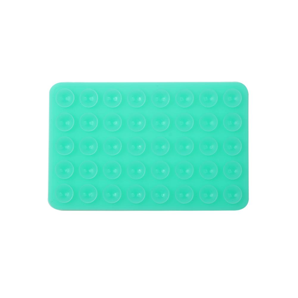Double Side Silicone Suction Pad Phone Holders Fixture Suction Cup Backed Adhesive Silicone Rubber Sucker Pad for Fixed Pad