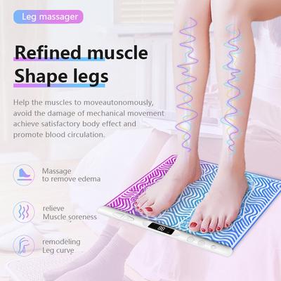 New Colorful EMS Foot and Leg Massager with Microcurrent Stimulation for Foot Therapy and Leg Training