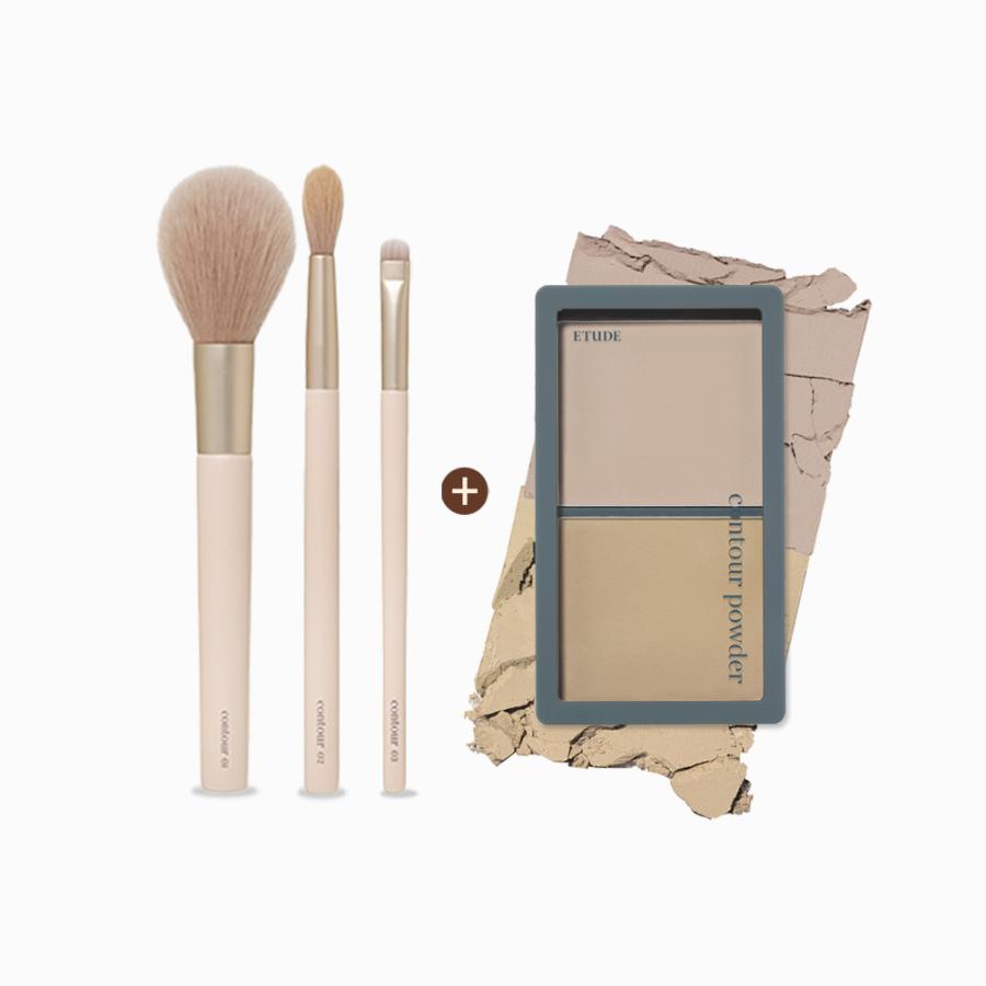 

Etude Контурная пудра + Специальный набор из 3 кистей 03 Cool Tone Illuminator