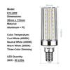 10X Led Corn Light Bulbs Smd 2835 Energy-saving Bulb 3-light-colors 6000k 4500k 3000k Pc/shell E14 Ses 85-265v 220v 20w 40w Lamp