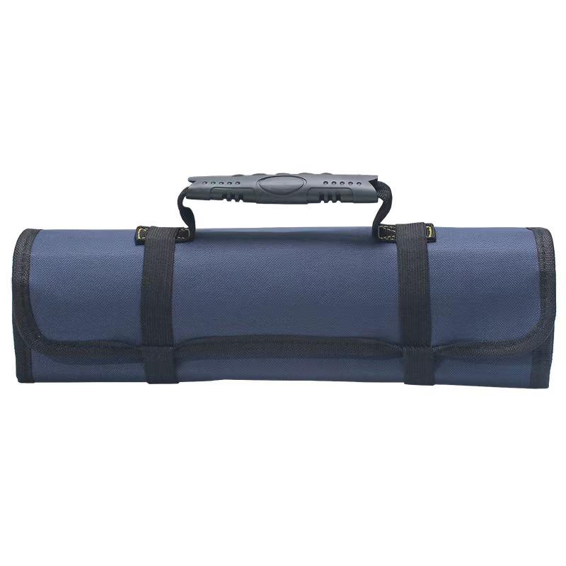 Large Capacity Roll-up Tool Bag for Electricians - Thickened Canvas Pouch for Home Appliance Repair