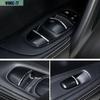 Chrome Car Window Lift Button Trim Cover Bezels For Nissan Rogue Sport 2017-
