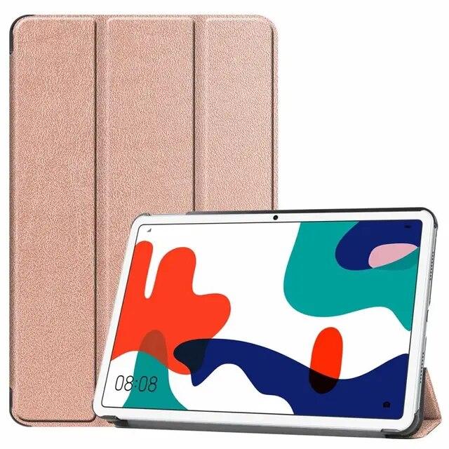 

Чехол KRJ-W09 10,4 дюйма для планшета Huawei Honor V6 10,4, ультратонкий кожаный чехол с магнитной подставкой для Huawei V6, чехол Funda золотой