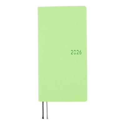 Hobonichi Techo 2026 Weeks Wochenplaner Glattes Melone-Sorbet Januar-Start Schlank Vertikal Links